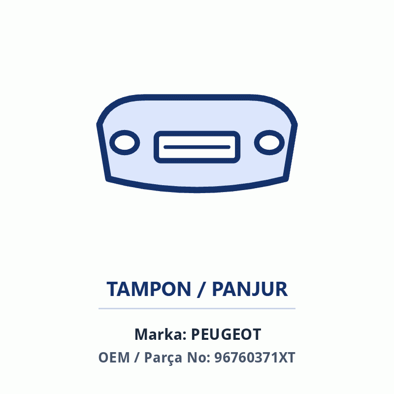 Peugeot ÖN TAMPON IZGARA DS4 Orijinal (96760371XT)