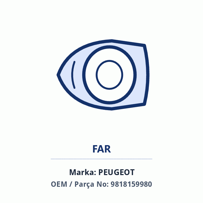 Peugeot FAR YONLENDIRME BEYNI C4 Orijinal (9818159980)