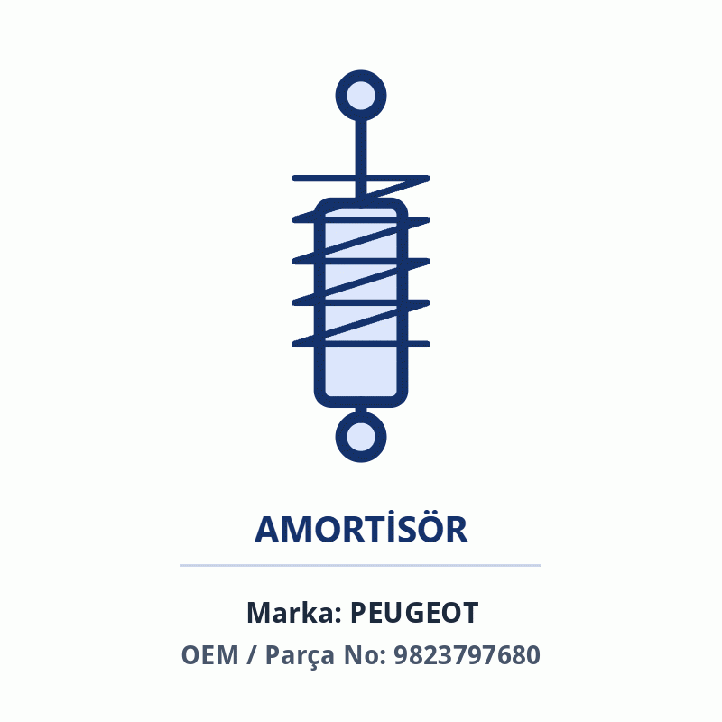 Peugeot ONAMORTISORSOLC4II Orijinal (9823797680)