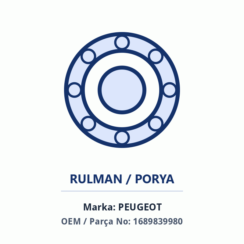 Peugeot HIDROLIK DEB.RULMANI Orijinal (1689839980)