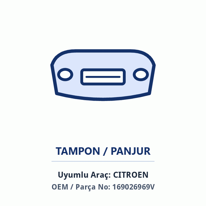 Peugeot Tampon Çıtaları İthal (169026969V)