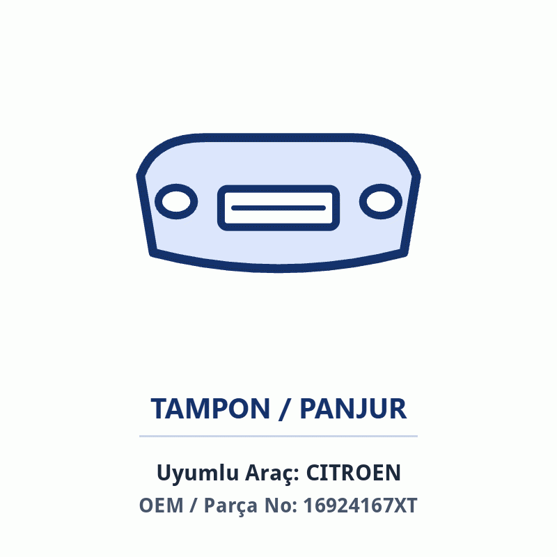 Peugeot TAMPONBOLGESI İthal (16924167XT)