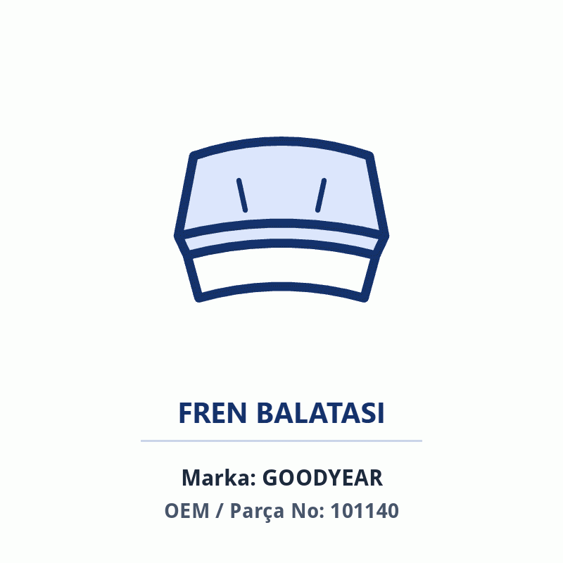 Fiat Fren Balatası Ön Fıssız İthal (101140)